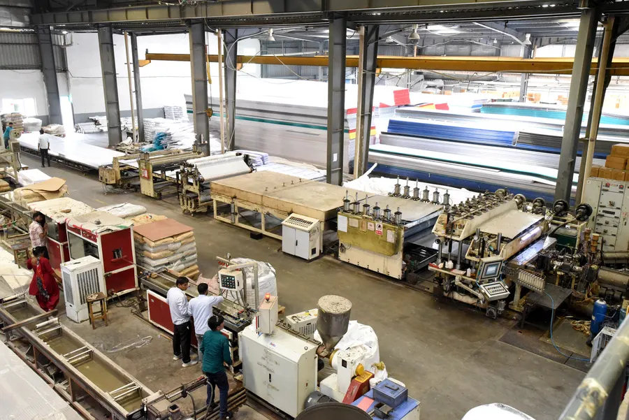 Manufacturing floor at Travozet Industries